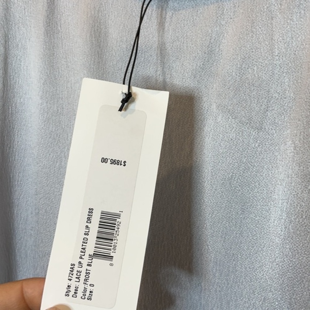NWT Adeam Lace Up Pleated Slip Dress - Picture 9 of 16